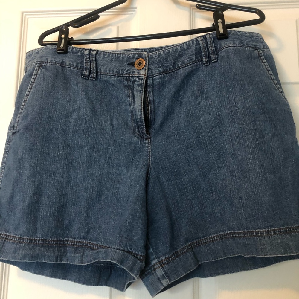 Denim shorts